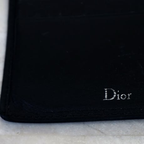dior homme leather wallet