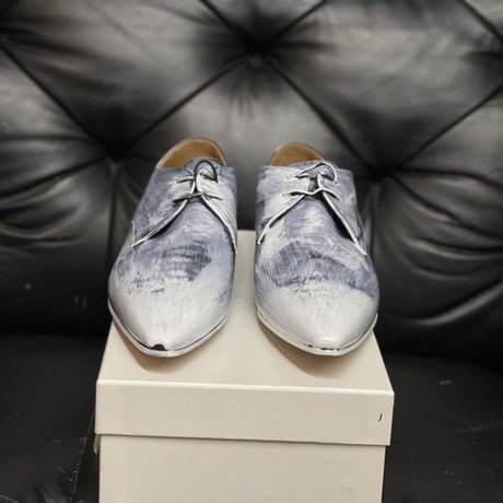 新品 maison margiela 2021ss "penki" leather shose 42