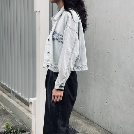 新品 nona made in Italy over size denim jacket