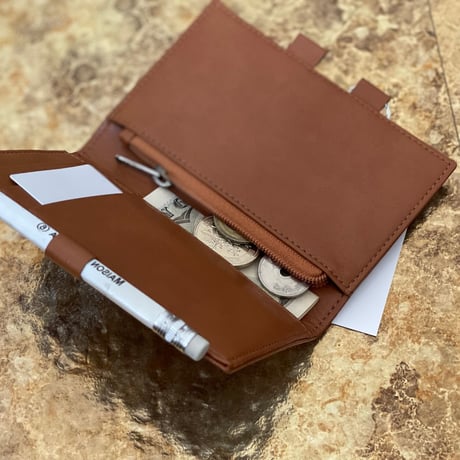 新品 mm6 2020aw leather wallet