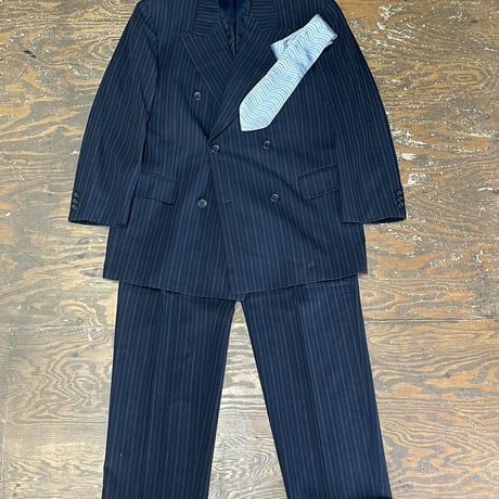setup suit + hermes necktie #11