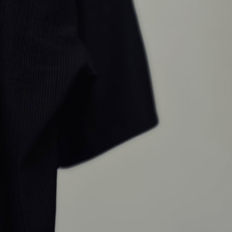 factory sample pleats oversize shirt black