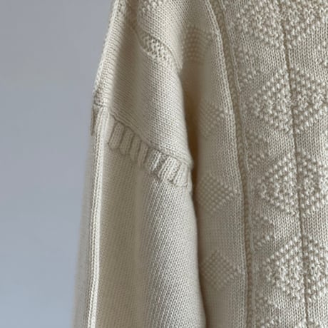 新品 maison margiela 2022aw "白タグ" aran knit M