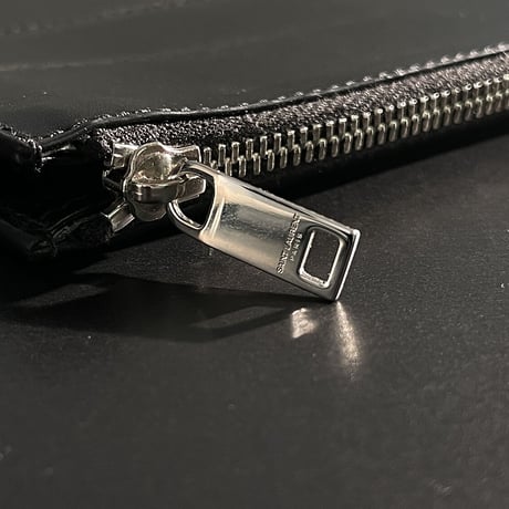 新品  saint laurent 2020ss leather zip pouch
