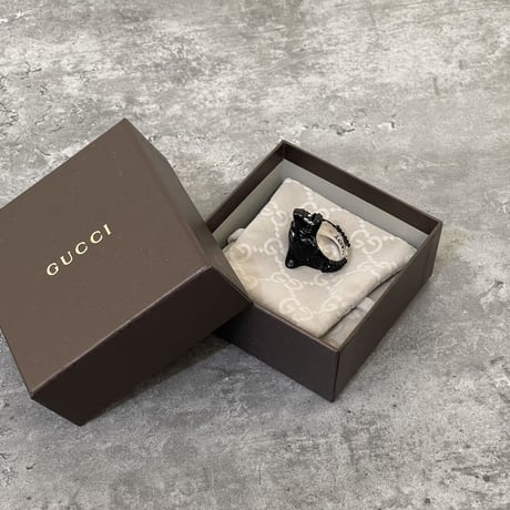 新品 gucci 2021ss wolf ring