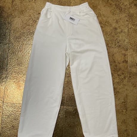 新品 mm6 maison margiela 2020aw eazy white pants S
