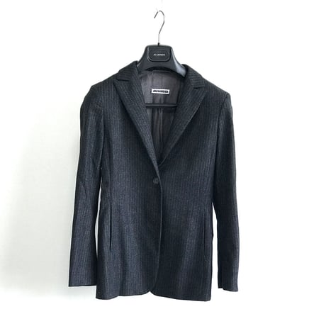 jilsander stripe set up suit