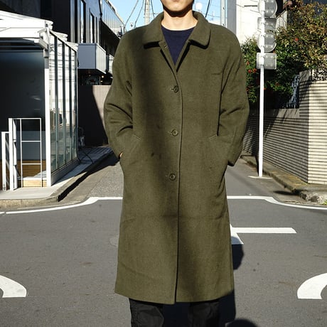 vintage wool coat green