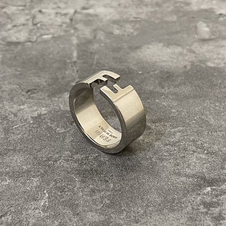 fendi 2021ss silver ring