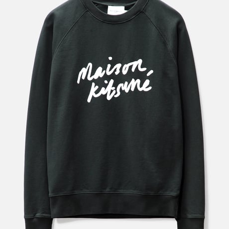 新品 maison kitsune 2023ss sweat black