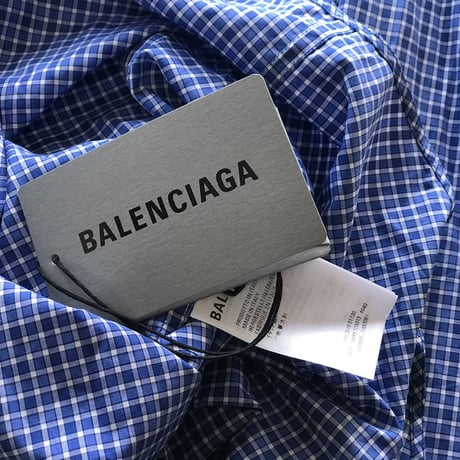 新品 balenciaga 2019ss over size shirt 39