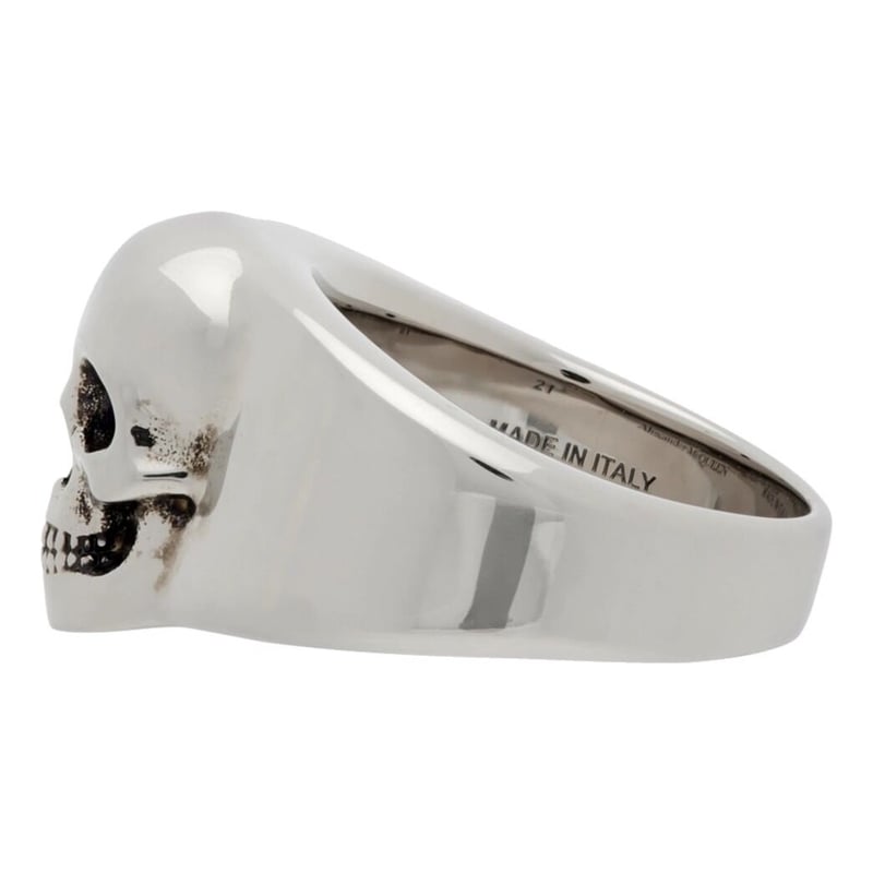 新品 alexander mcqueen 2023ss skull ring 17号 | re