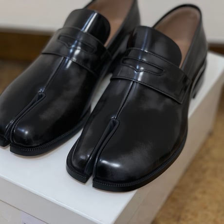 新品 maison margiela 2020aw tabi leather loafer 43