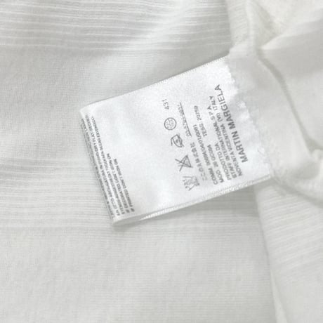 試着のみ maison margiela rib tops white