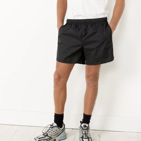 新品 our legacy nylon tech shorts black