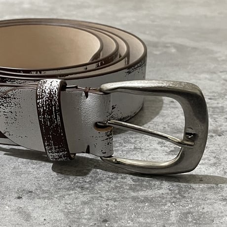新品 maison margiela 2022aw "penki" leather belt
