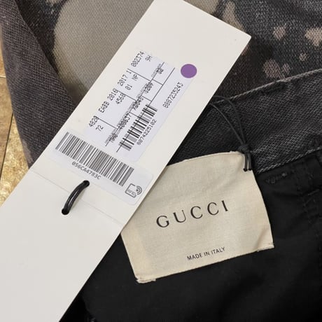 新品 gucci 2017 resort collection bleach denim