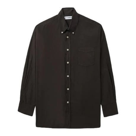 新品 our legacy black borrowed shirt
