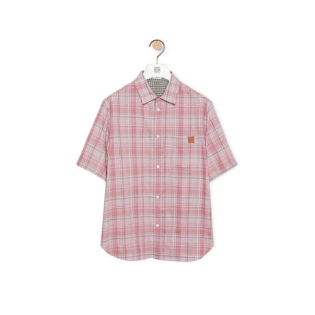 新品 loewe 2023ss anagram check shirt 41