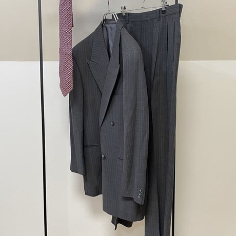 setup suit + hermes necktie #9