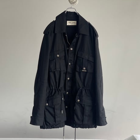 saint laurent paris 2016ss linen spring coat