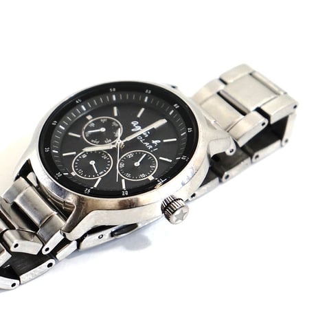 agnes b solar chronograph
