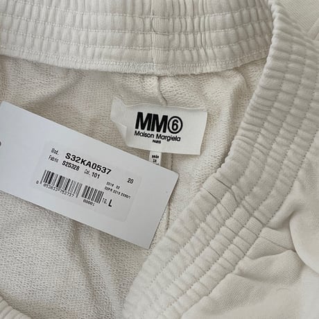 新品 mm6 maison margiela 2018aw wide sweat pants L