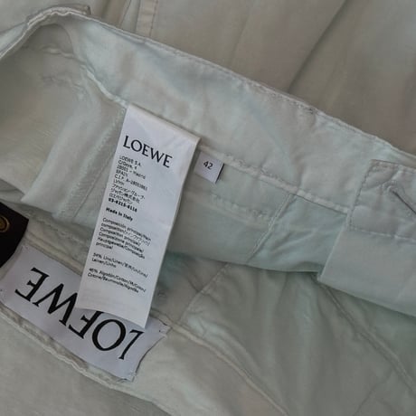 loewe tack logo wide pants