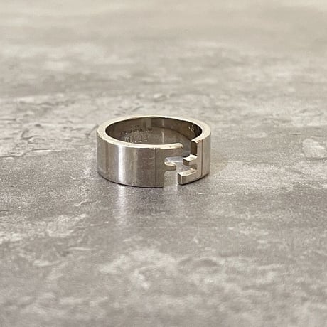 新品 fendi 2021ss silver ring 20号