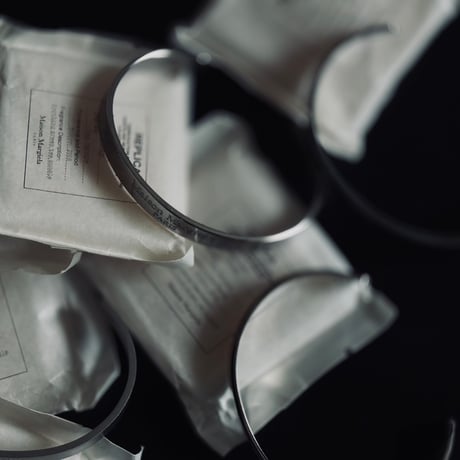 【special price】maison margiela sliver logo bracelet + soap