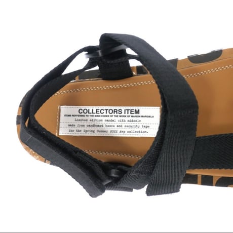新品 maison margiela ”collectors item" strap sandals 42