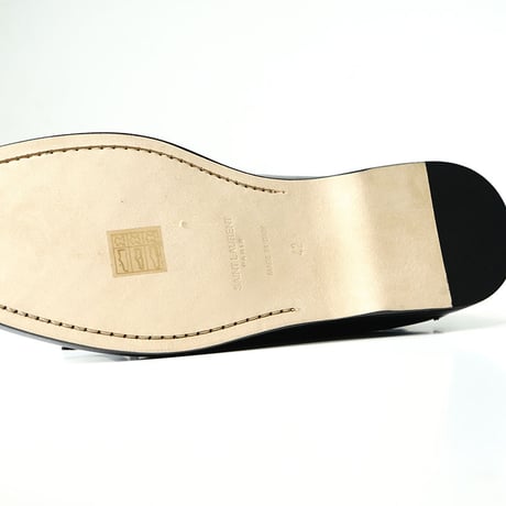 新品 saint laurent leather shose 42