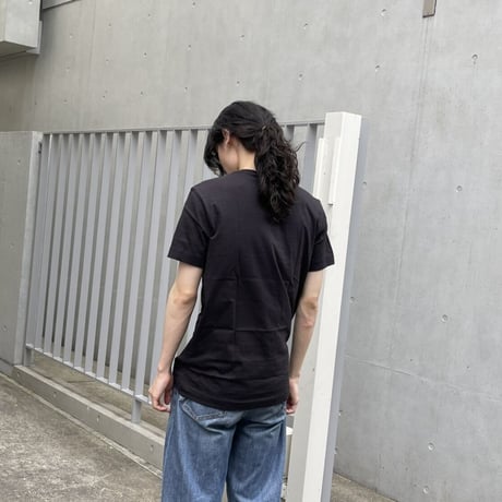 新品 calven klein 2022ss organic cotton tops black M