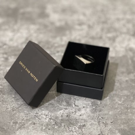 新品 dries van noten silver ring