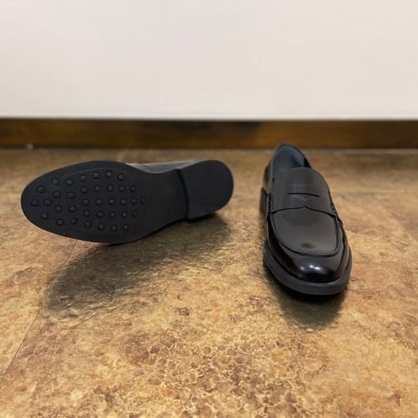 新品 carpe diem shinny calf loafer 43