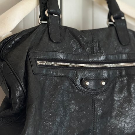 balenciaga leather tote bag