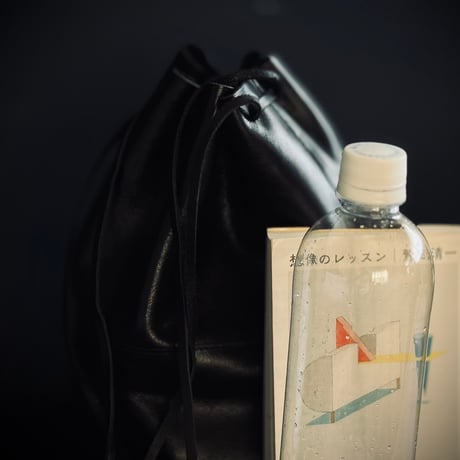 【import factory sample】“巾着”leather bag