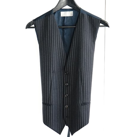 未使用 dior homme stripe gilet