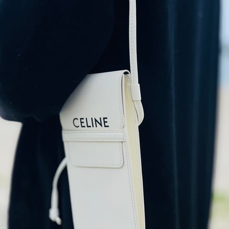 新品 celine 2023 leather shoulder pouch