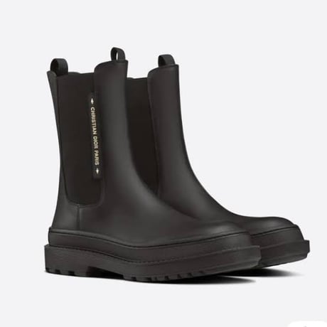 dior signature logo side gore boots 40