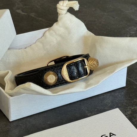 balenciaga leather bracelet