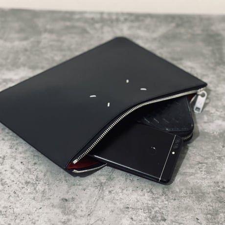 新品 maison margiela 2021ss leather clutch bag