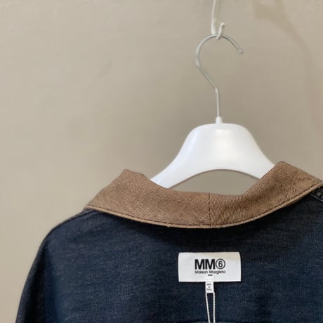 新品 mm6 maison margiela 2020aw reversible denim jacket 40