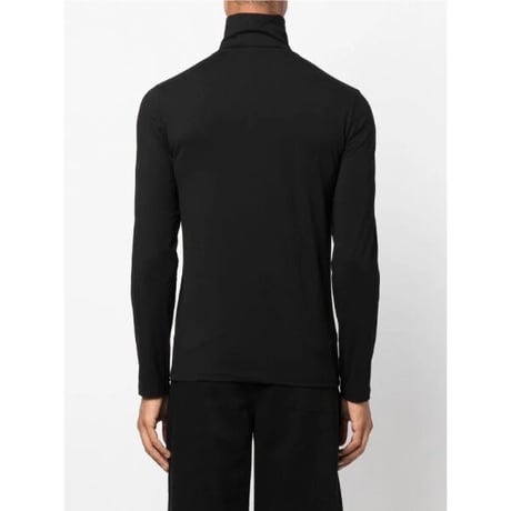 新品 jilsander+ harf zip knit tops black