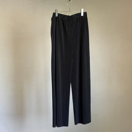 factory sample pleats wide black pants