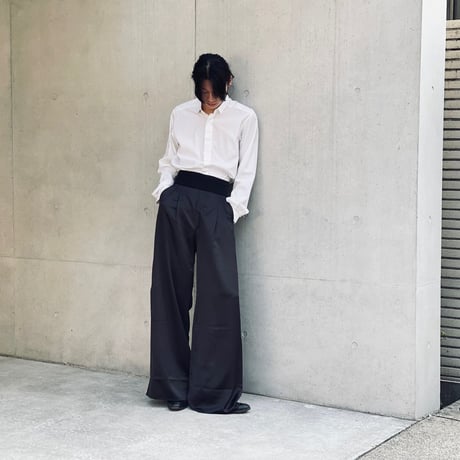 新品 high wide pants 40