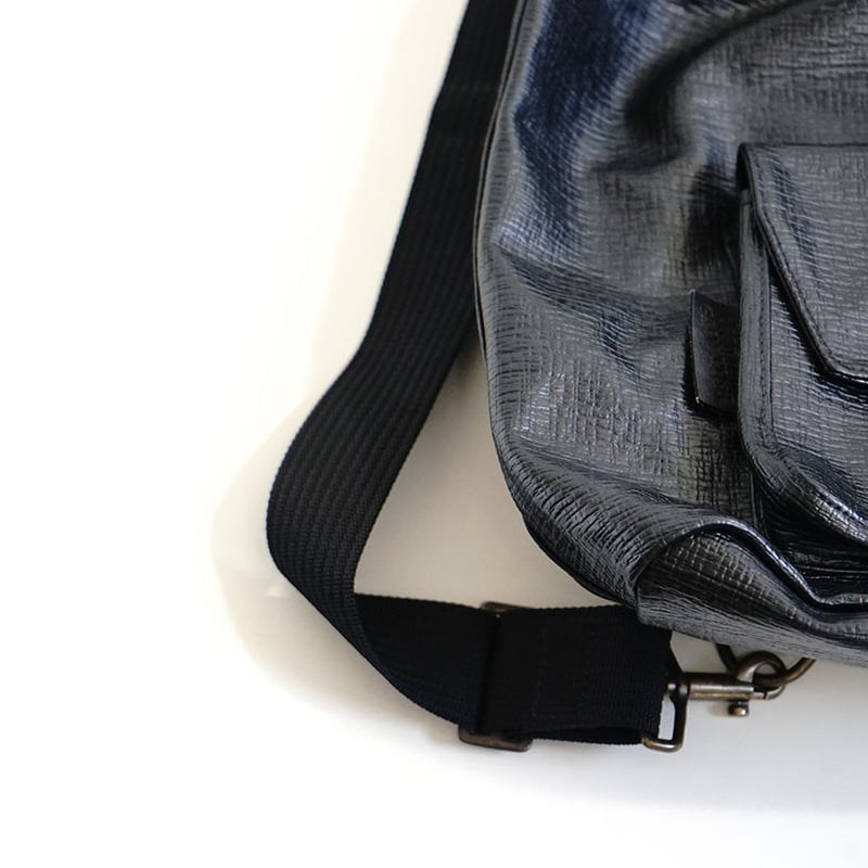 jean paul gaultier pvc leather backpack | requa
