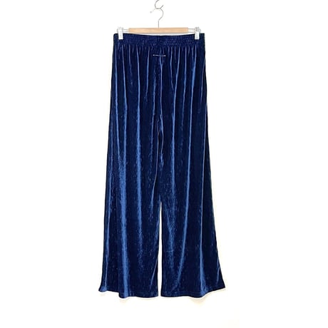 新品 mm6 maison margiela velour eazy wide pants L