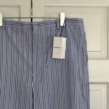 balenciaga wide stripe pants