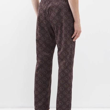 新品 needles 2022aw jacquard track pants brown M